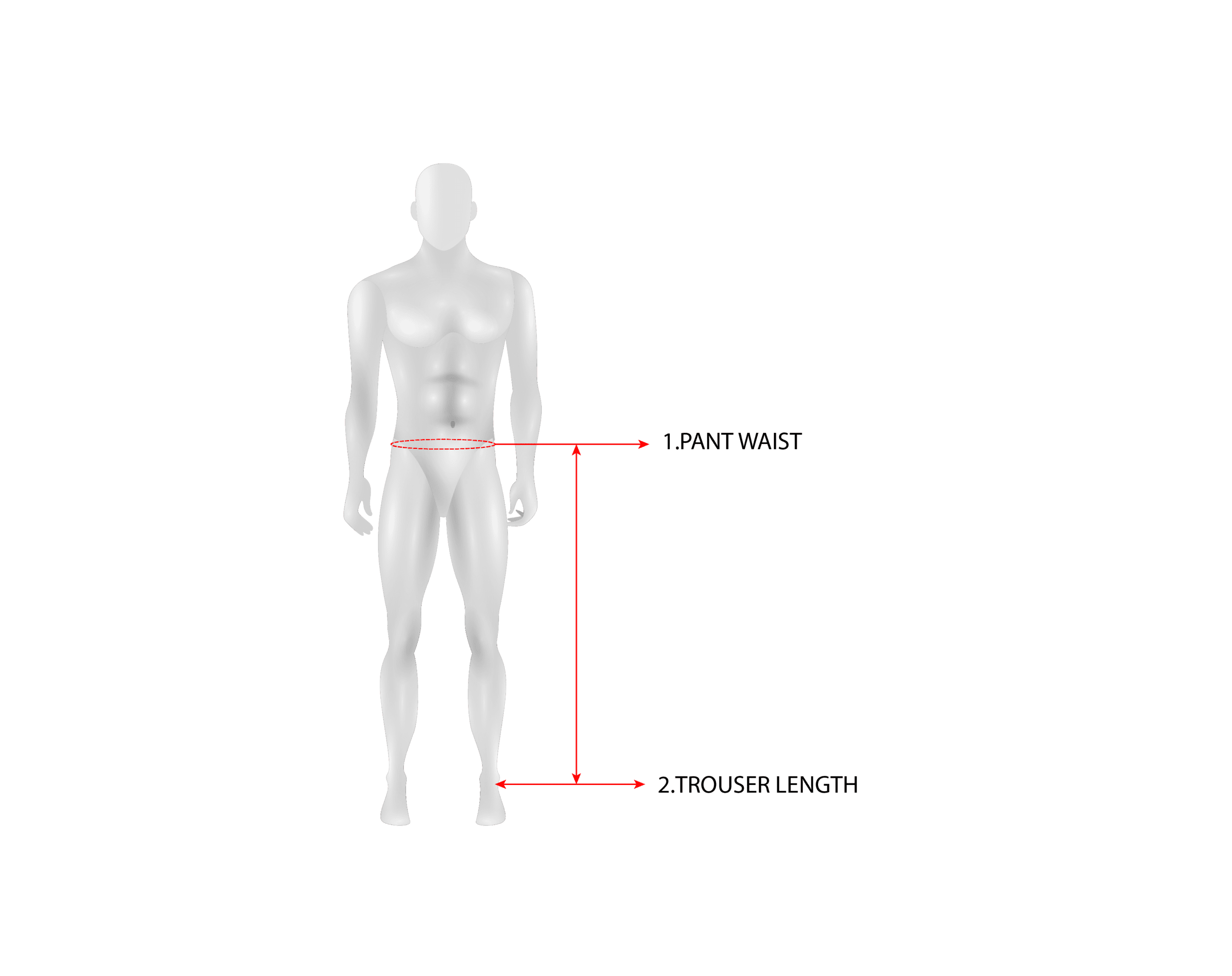 Xfitdesigns trousers size guide